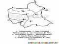 Colorear Mapa del departamento de Totonicapan, Lamina del Departamento de Totonicapan Guatemala