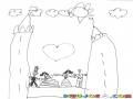 Dibujo Del Castillo De Una Familia Dibujado Por Hanna A La Edad De 5 Anios