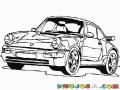 Dibujo De Carro Porsche Para Pintar Y Colorear