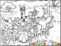 Pastel De Cumpleanos Con Winipu Dibujo De Nino Celebrando Su Cumpleanos Con Winnie Pooh Y Sus Amigos Para Pintar Y Colorear