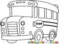 Busescolar Dibujo De Bus Escolar Para Pintar Y Colorear