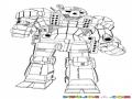 Robotgigante Dibujo De Un Robot Gigante Para Pintar Y Colorear A Un Roboton