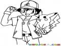 Mascota De Pokemon Para Pintar Y Colorear