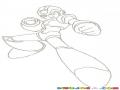 Mega Man Dibujo De Megaman Para Pintar Y Colorear