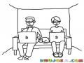Laptops Mac De Apple Dibujo De Papa E Hijo Chateando En La Sala Con Computadoras Mac Pro Para Pintar Y Colorear