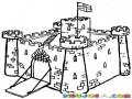 Colorear Un Castillo Medieval