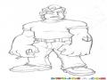 Dibujo De Hombre Con Antebrazos De Popeye Para Pintar Y Colorear Antebrazos Grandes