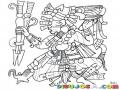 Dibujo Maya 2012 Para Pintar Y Colorear