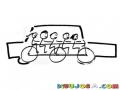 Carrobicicleta Dibujo De Carro Con Pedales Para Pintar Y Colorear Carrocicle