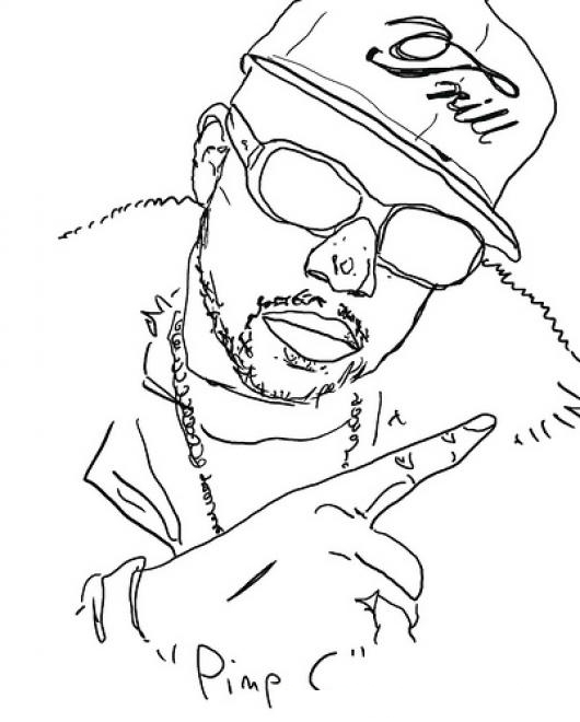 Dibujo De Rapero Con Gorra Y Lentes Para Pintar Y Colorear ... Dibujo De Rapero Con Gorra Y Lentes Para Pintar Y Colorear ...