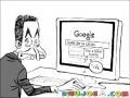 Crisis Espanola Dibujo Del Presidente De Espana Buscando Solucion A La Crisis De Espana En Google Para Colorear