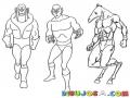 Super Heroes Mutantes Para Pintar Y Colorear