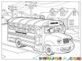 Dibujo De Autobus Escolar Para Pintar Y Colorear El Bus Del Colegio
