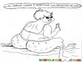 Dibujo De Mujer Con Celulitis En Tanga Para Pintar Y Colorear