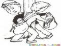 Colorear Ladrones Dibujo De Dos Amigos Ladrones Robandose Entre Ellos Mismos Ladron Que Roba A Ladron Tiene 100 Anos De Perdon