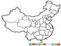 Mapadechina Dibujo Del Mapa De China Para Pintar Y Colorear