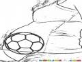 Dibujo De Una Mujer Embaraza De Una Pelota De Futbol Para Colorear