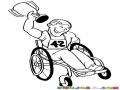 Colorear Campeon Discapacitado Dibujo De Minusvalido Ganador De Olimpiadas Especiales Levantando La Copa En Su Silla De Ruedas
