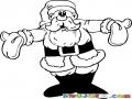 Santaclaus Sin Regalos Dibujo De Santa Claus Con Las Manos Vacias Para Pintar Y Colorear A Santaclaus Sin Dinero En Crisis Economica Navidad Triste