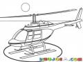 Heliopuerto Dibujo De Helio Puerto Con Helicoptero Parqueado Y Aterrizado Para Pintar Y Colorear