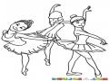 Baletistas Dibujo De Una Clase De Balet Para Pintar Y Colorear Bailarinas Valetistas Practicando Valet Balet Ballet Vallet