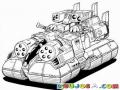 Super Tanque De Guerra Para Pintar Y Colorear Supertanque