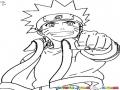Dibujo De Naruto Para Pintar Y Colorear A Narutonaruto Oturan