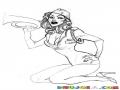 Christinaaguilera Dibujo De Cristina Aguilera Para Pintar Y Colorear