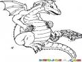Dragongloton Dibujo De Un Dragon Gloton Guaton Y Comelon Para Pintar Y Colorear A Un Dragon Gordo Glotondragon