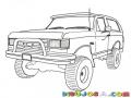 Fordbronco Dibujo De Camioneta Bronco Para Pintar Y Colorear