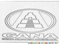 Colorear Logo Del Partido Politico GANA Gran Alianza Nacional De Guatemala