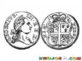 Georgivs III Rex Vin Virgi  36 73 Dibujo De Moneda Antigua Para Pintar Y Colorear GeorgivsIIIREX