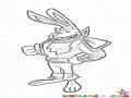 Superconejo Dibujo De Conejo Super Heroe Para Pintar Y Colorear Conejosuper