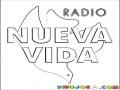 Radionuevavida Dibujo De Radio Nueva Vida La Mejor Radio Cristiana Que Hay Para Pintar Y Colorear Radio Nuevavida