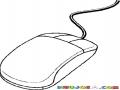 Dibujo De Un Mouse De Computadora Para Colorear
