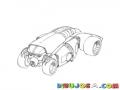 Dibujo De Robot Carro Para Pintar Y Colorear Escarabajo Con Ruedas