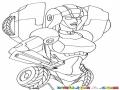 Transformera Dibujo De Chica Transformer Para Pintar Y Colorear Transformer Mujer