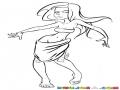 Belly Dance Dibujo De Chica Bailarina Experta En El Baile De Vientre Para Colorear Belly Dancer De Bellydance