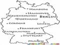Mapa De Alemania Para Pintar Y Colorear Lamina De Alemania Germania