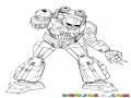 Dibujo De Robottransformer Para Pintar Y Colorear