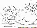 Dibujo De Dinosaurio Diminuto Para Pintar Y Colorear Dinosaurio Miniatura