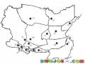Mapa De Altaverapaz Para Pintar Y Colorear El Departamento De Verapaz De Guatemala