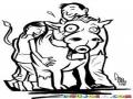 Veca Abrazada Dibujo De Una Hija Y Un Papa Abrazando A Una Vaquita Para Pintar Y Colorear El Carino Y Amor A Una Vaca