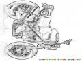 Dibujo De Moto Ducati Para Colorear Y Pintar