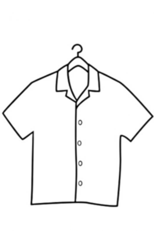 dibujo camiseta manga corta