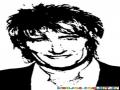 Rod Stewart Coloring Page