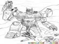 Dibujo De Un Transformer Para Pintar Y Colorear Transformers