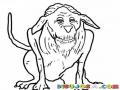 Dibujo De Un Perro Viejo Y Acabado Para Pintar Y Colorear Vejez Canina