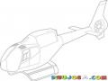 Dibujo De Helicoptero Sin Helice Para Pintar Y Colorear