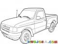Dibujo De Pickup Ford Ranger Para Pintar Y Colorear Fordranger